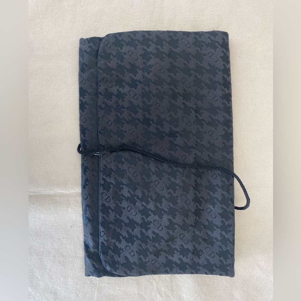 Christian Dior Vintage Monogram Hanging Travel Toiletries Accessories Organizer